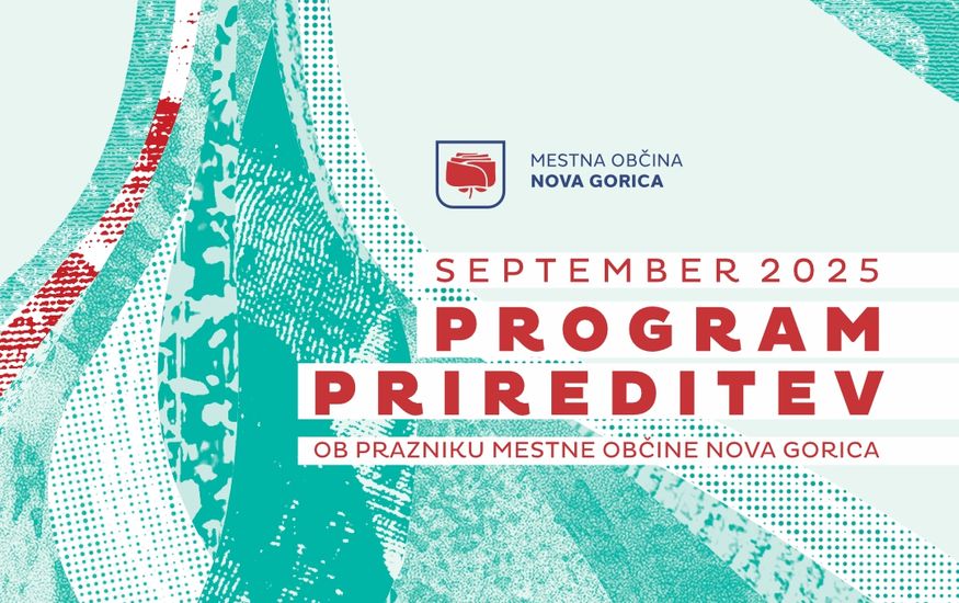 Grafika s programom prireditev. Celoten program je zapisan v priloženem besedilu spodaj.