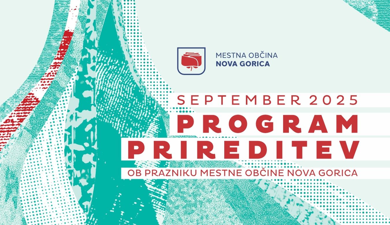 Grafika s programom prireditev. Celoten program je zapisan v priloženem besedilu spodaj.
